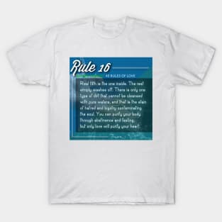 40 RULES OF LOVE - 16 T-Shirt